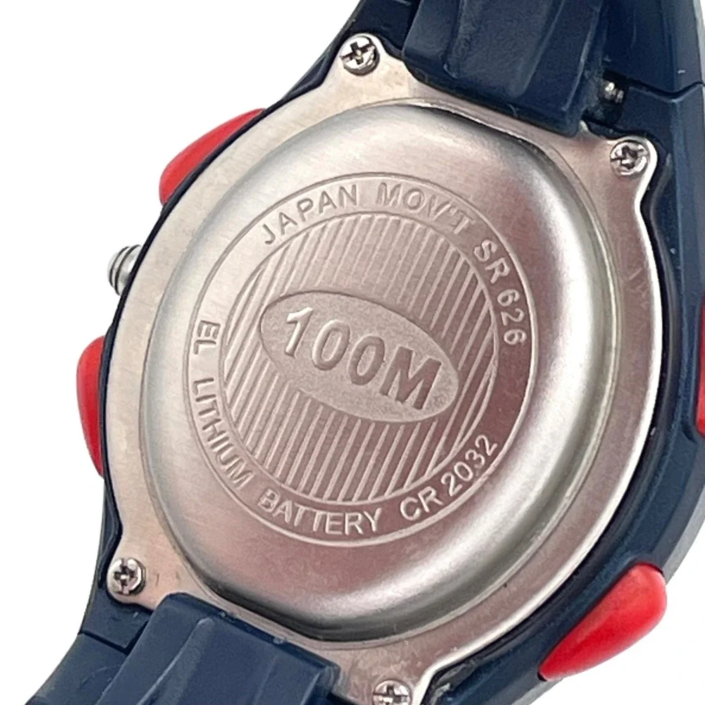 Mercedes-Benz Sport Watch Men OS Blue Good Vintage Y2K Ana-Digi 100M Sport